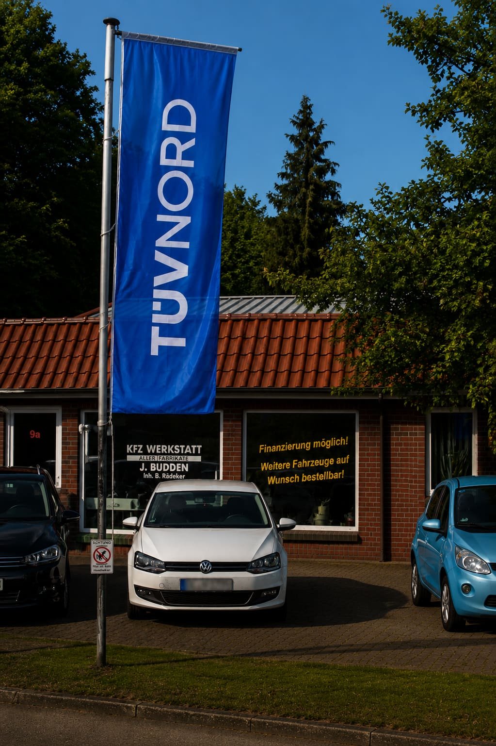 TÜV NORD am Standort der Kfz-Werkstatt Budden