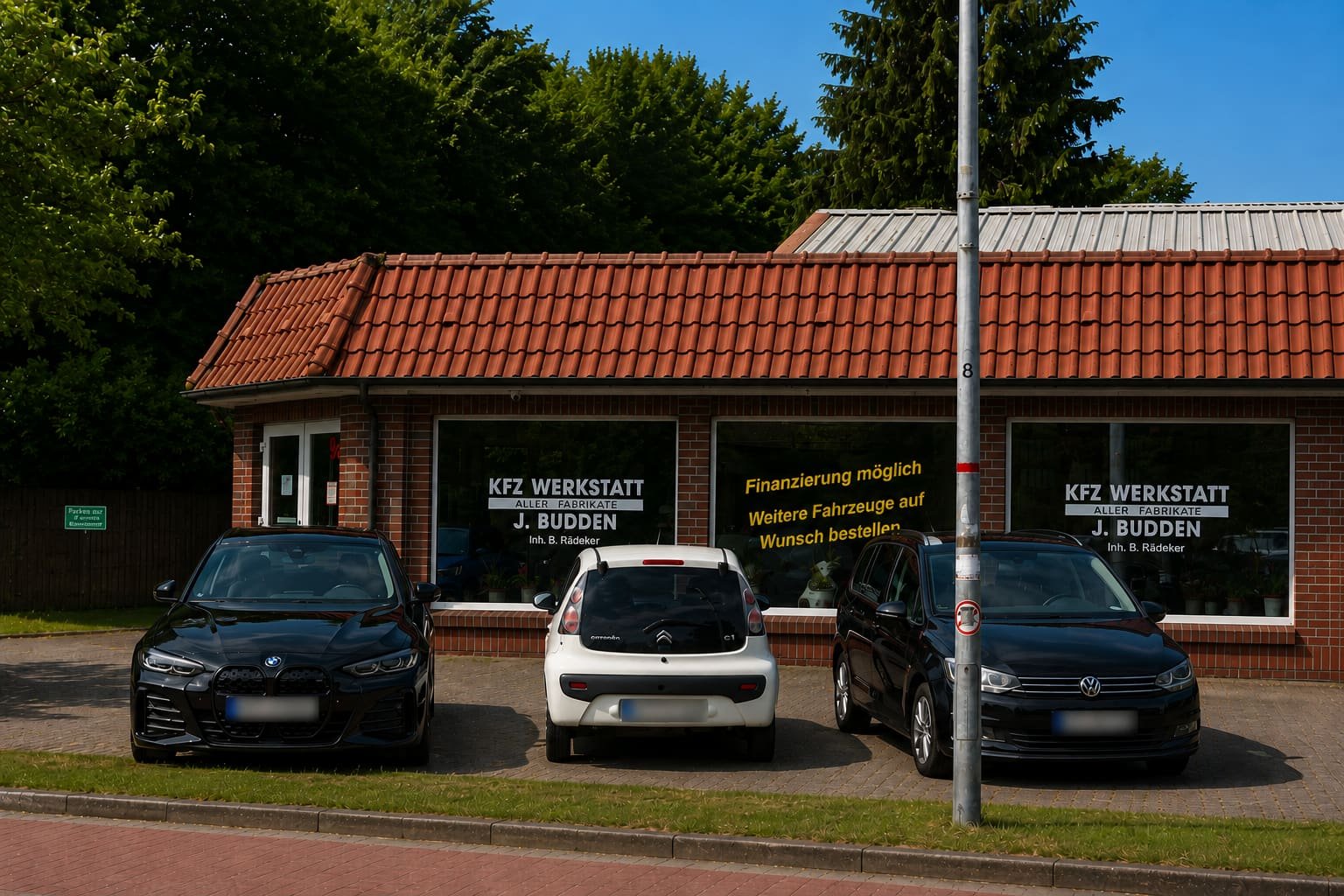Werkstatt und Kundenannahme in Rostrup